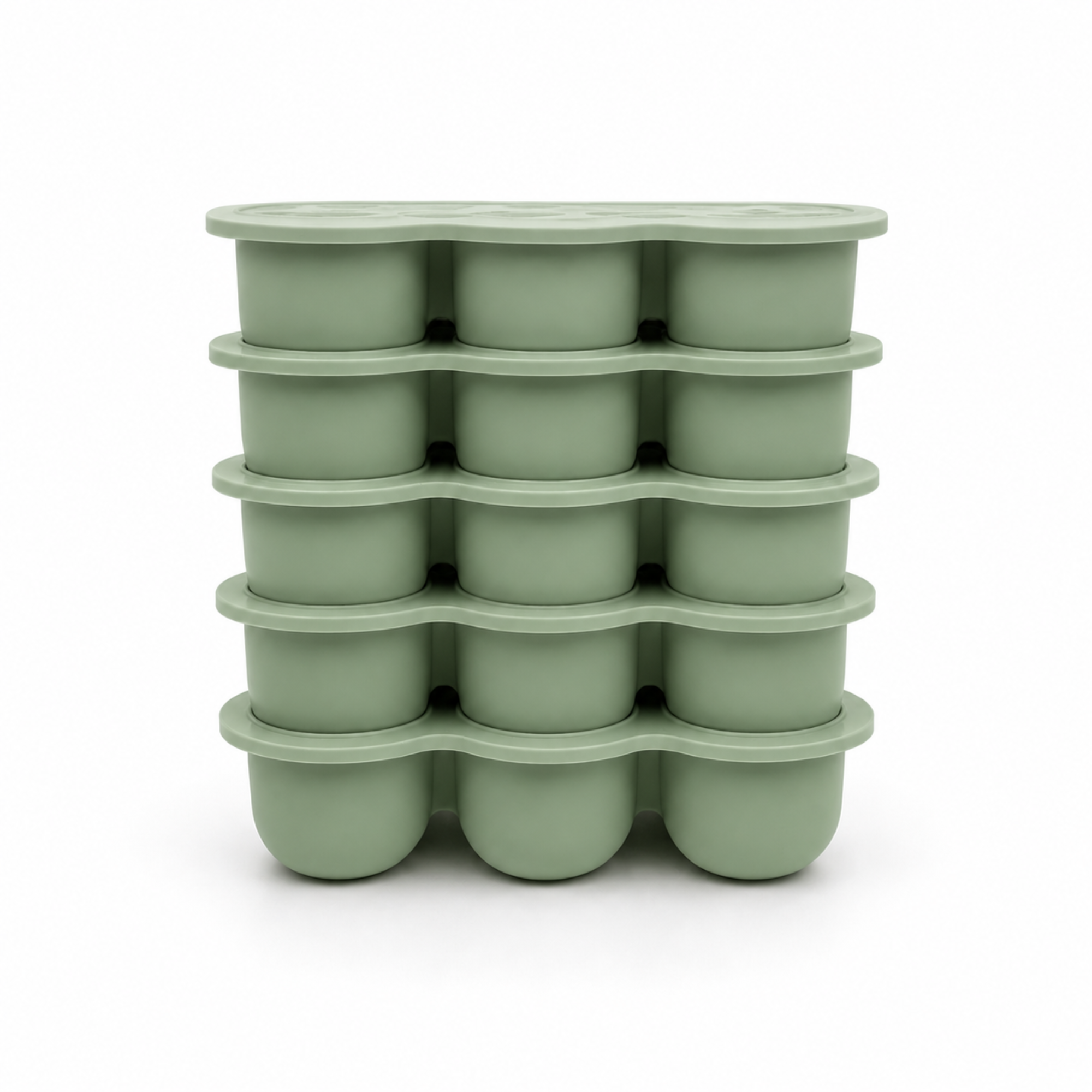 5 x Trollefant Frysform med Lock, 9x60 ml