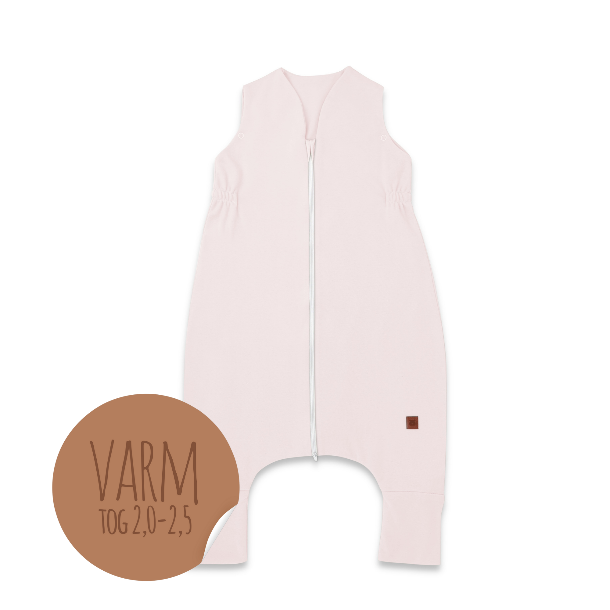 MimiNu Sovpåse med fötter, Powder Pink