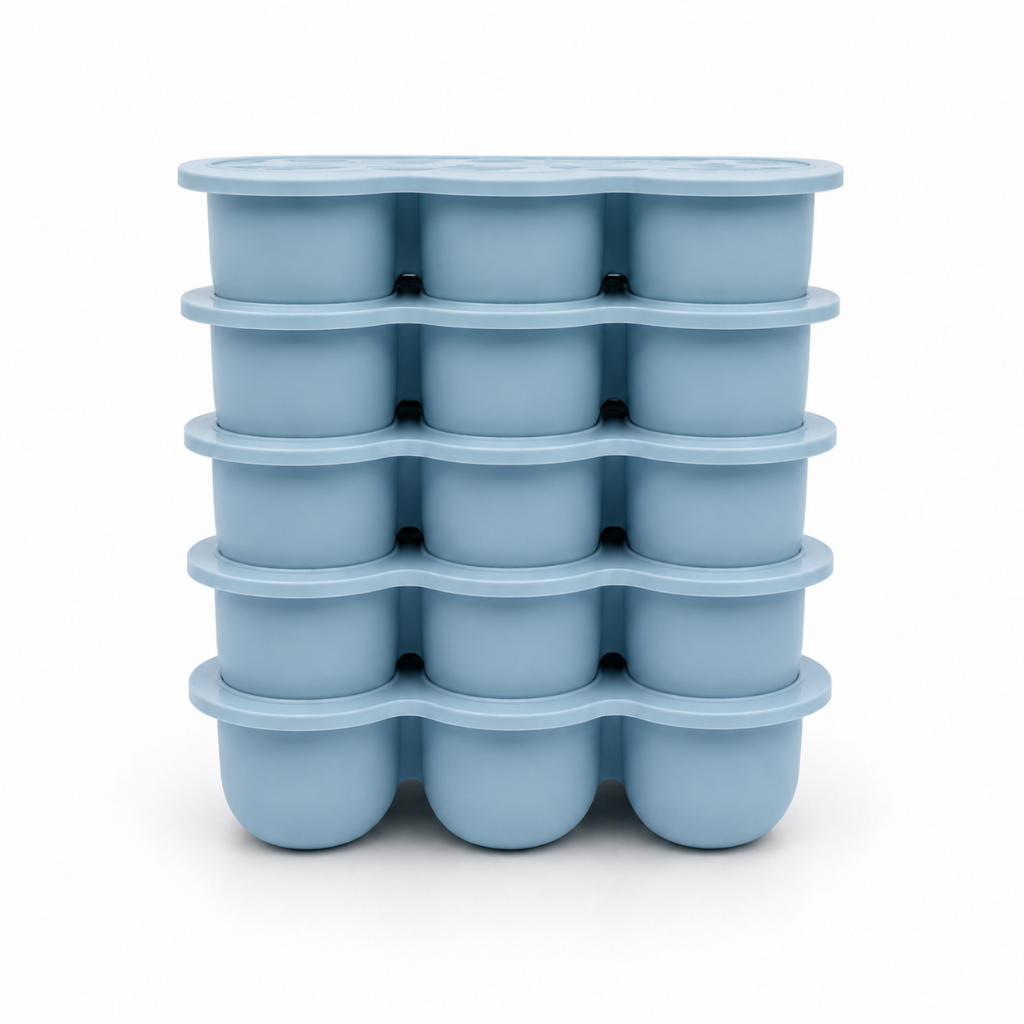 5 x Trollefant Frysform med Lock, 9x60 ml