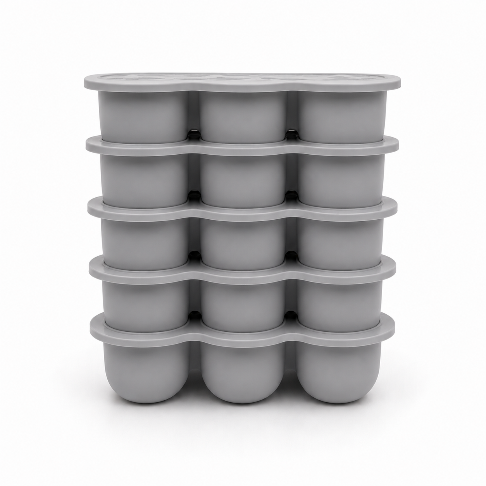 5 x Trollefant Frysform med Lock, 9x60 ml