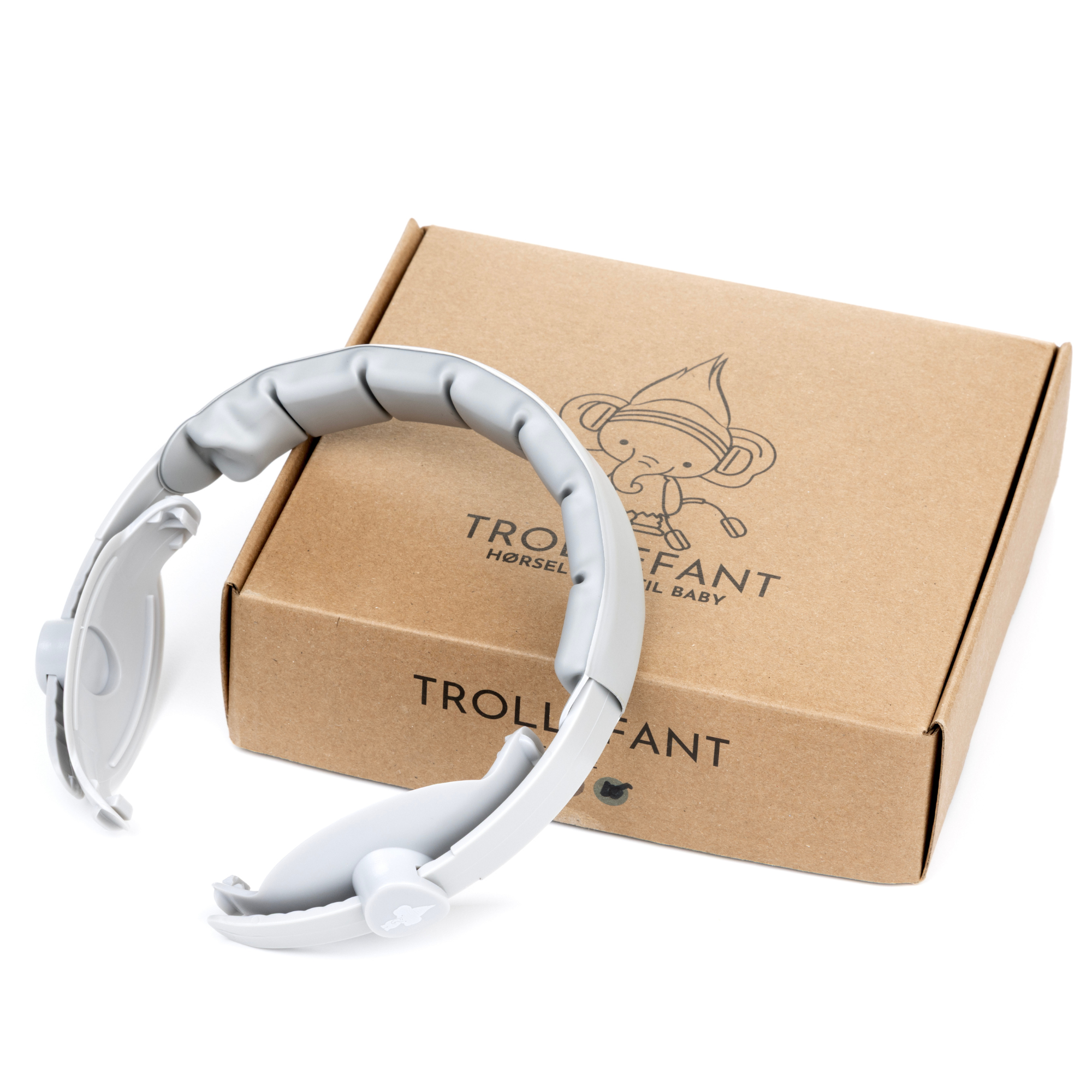 Trolletfant Förlängningsset till Baby Hörselskydd, Grå