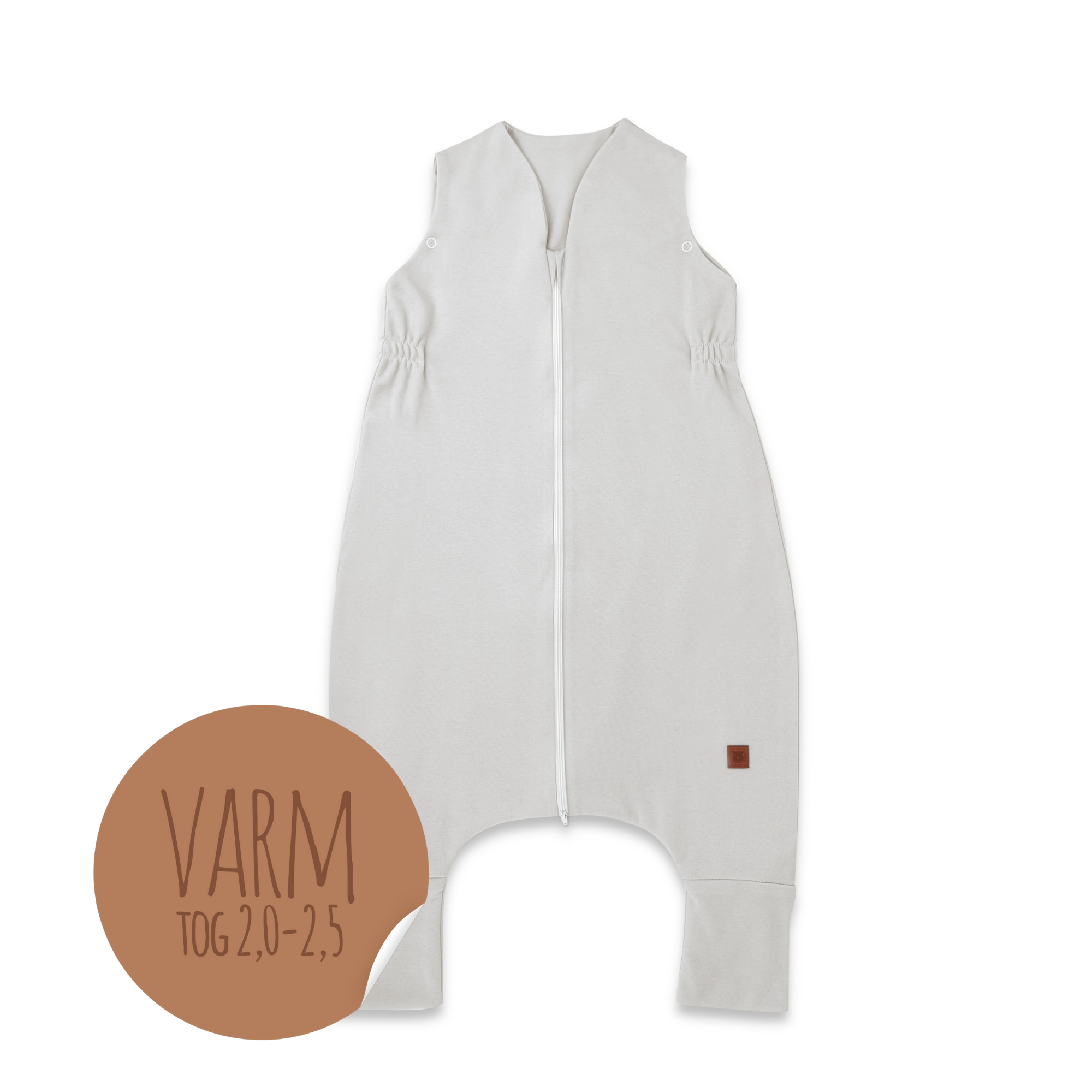 MimiNu Sovpåse med fötter, Grey