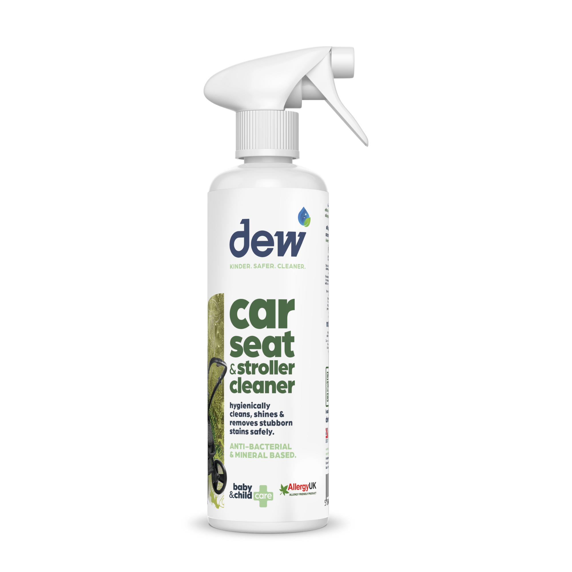DEW Rengöring för bilbarnstol & barnvagn – 500 ml