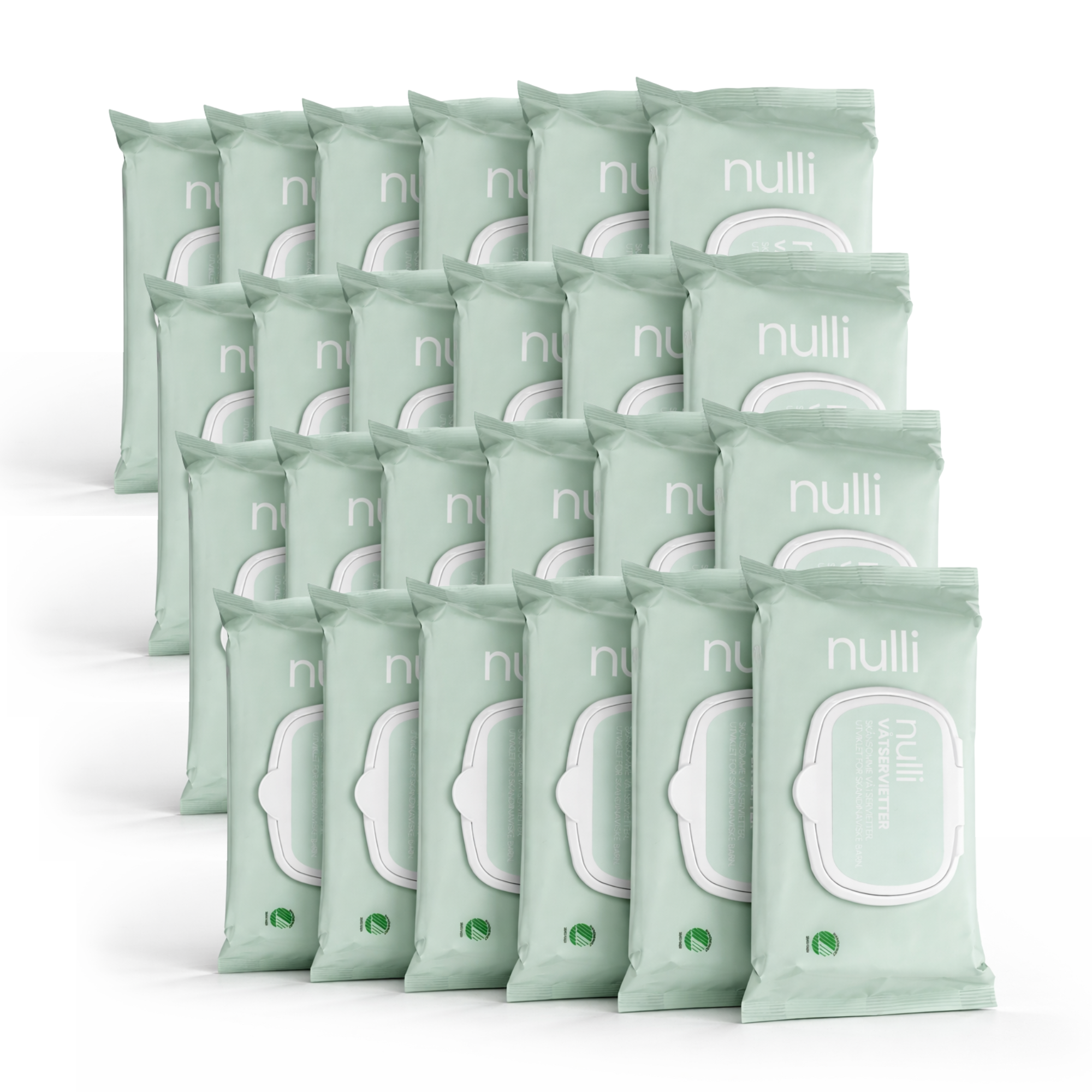 24x Nulli Våtservetter 72 st. Svanenmärkta