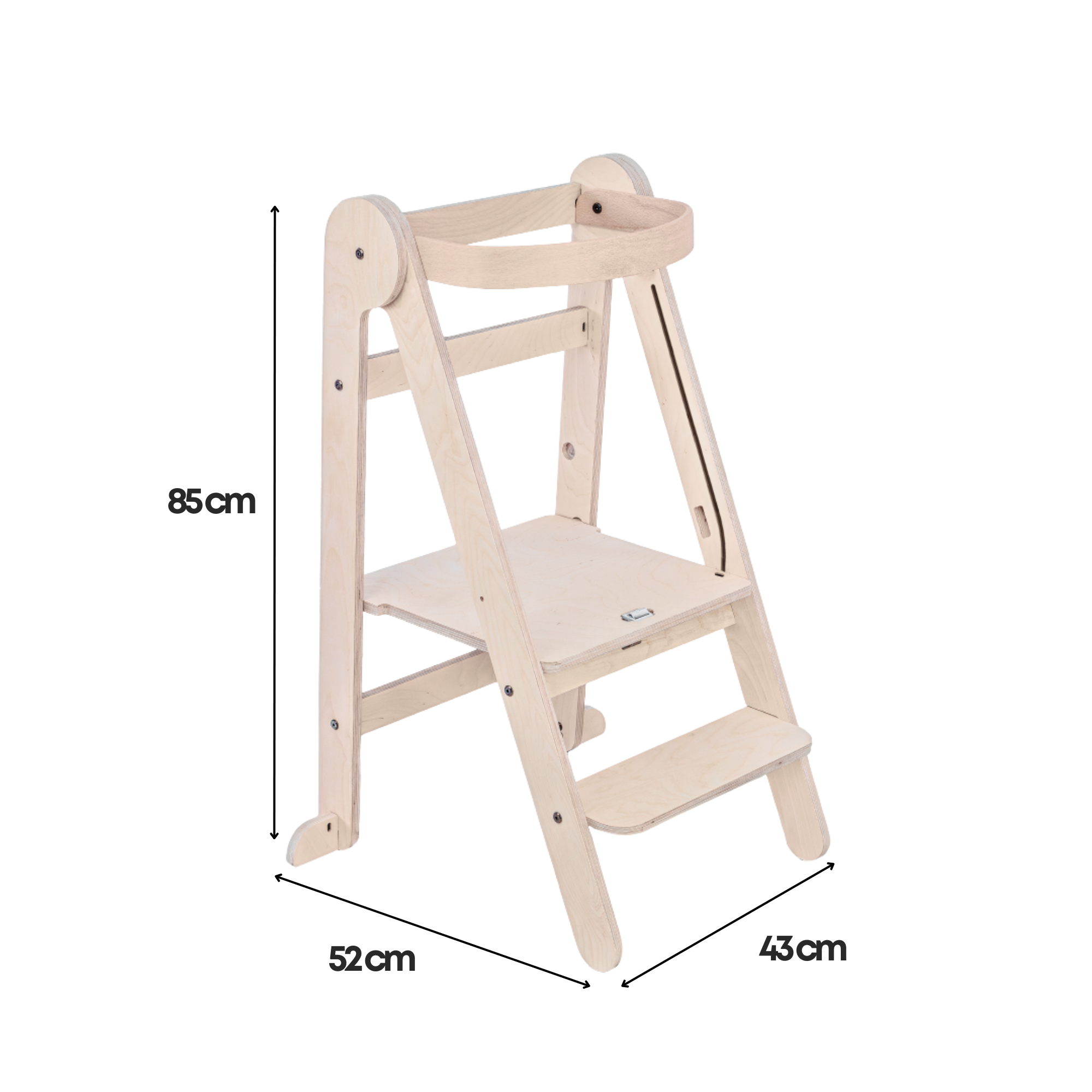Tower Fold – Flexibel, hopfällbar kökshjälp, natur