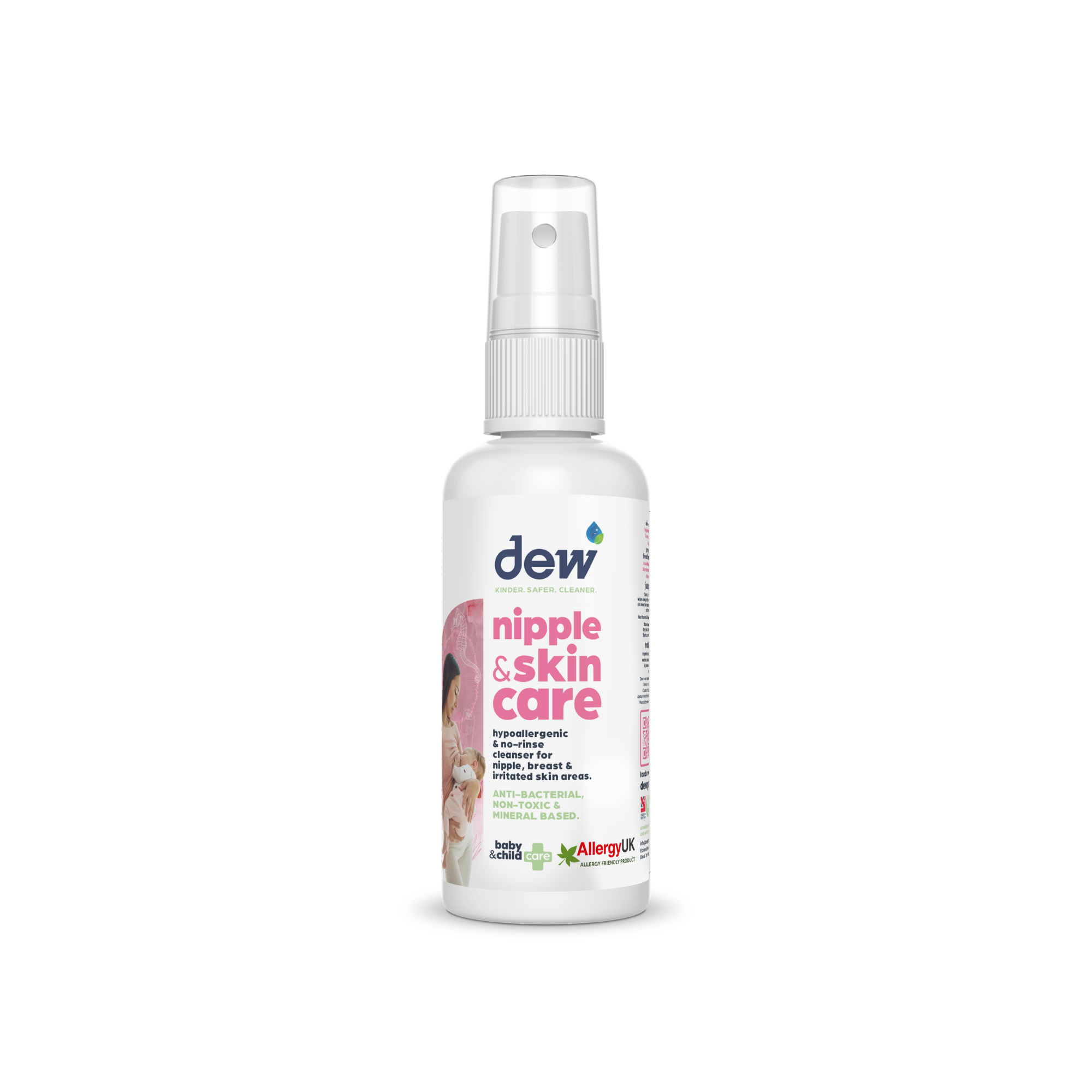 DEW Bröstvårts- & hudvårdsspray – 65 ml