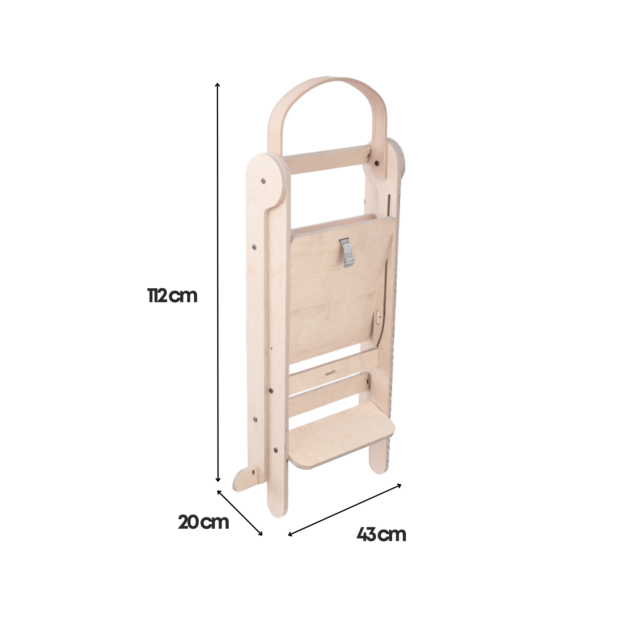 Tower Fold – Flexibel, hopfällbar kökshjälp, natur