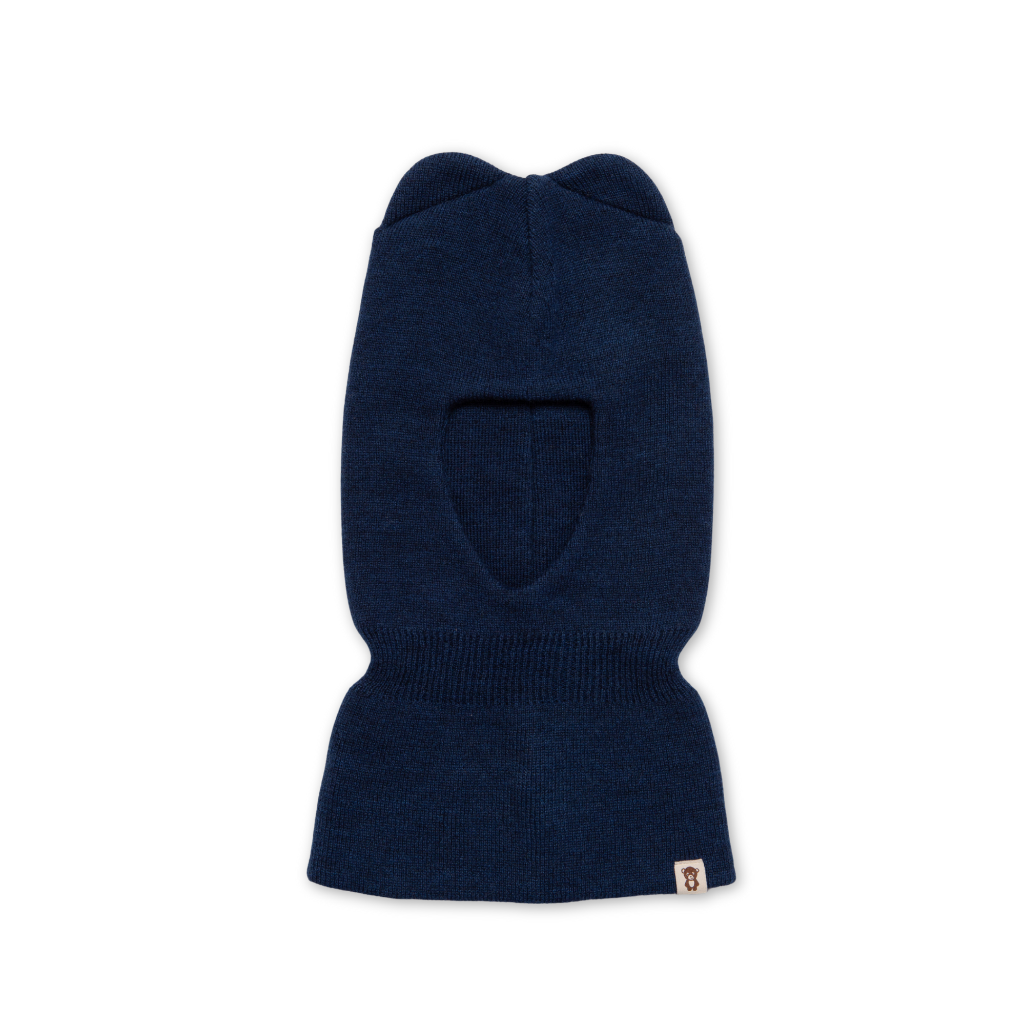 Balaklava i merinoull, marinblå