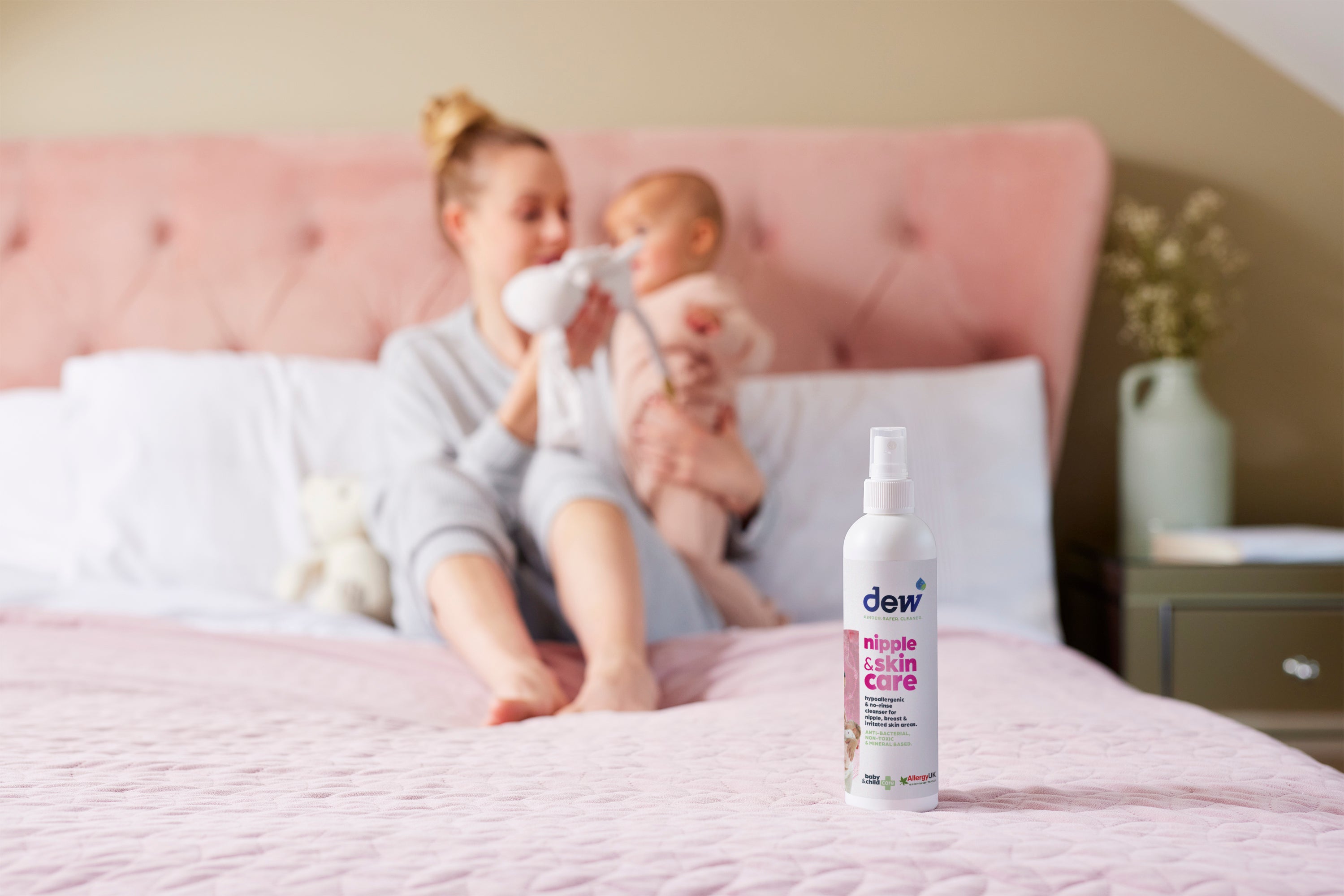 DEW Bröstvårts- & hudvårdsspray – 65 ml