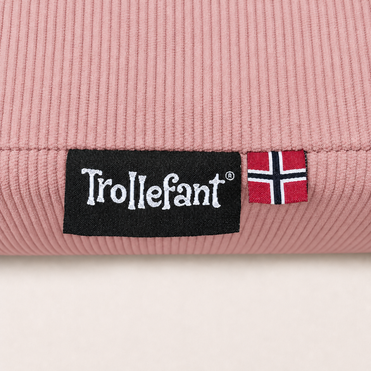 Trollefant Skumblock 3 Delar, Cord, Rosa