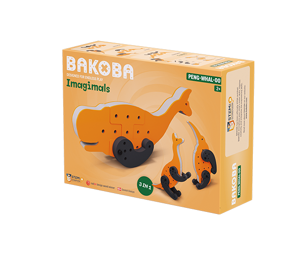 BAKOBA Peng-Whal-Oo – byggsats i mjukt skum