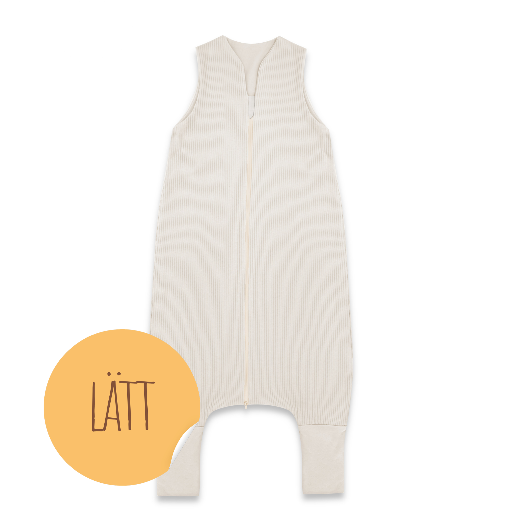 MimiNu Lätt Sovpåse med fötter - Enhanced, Beige