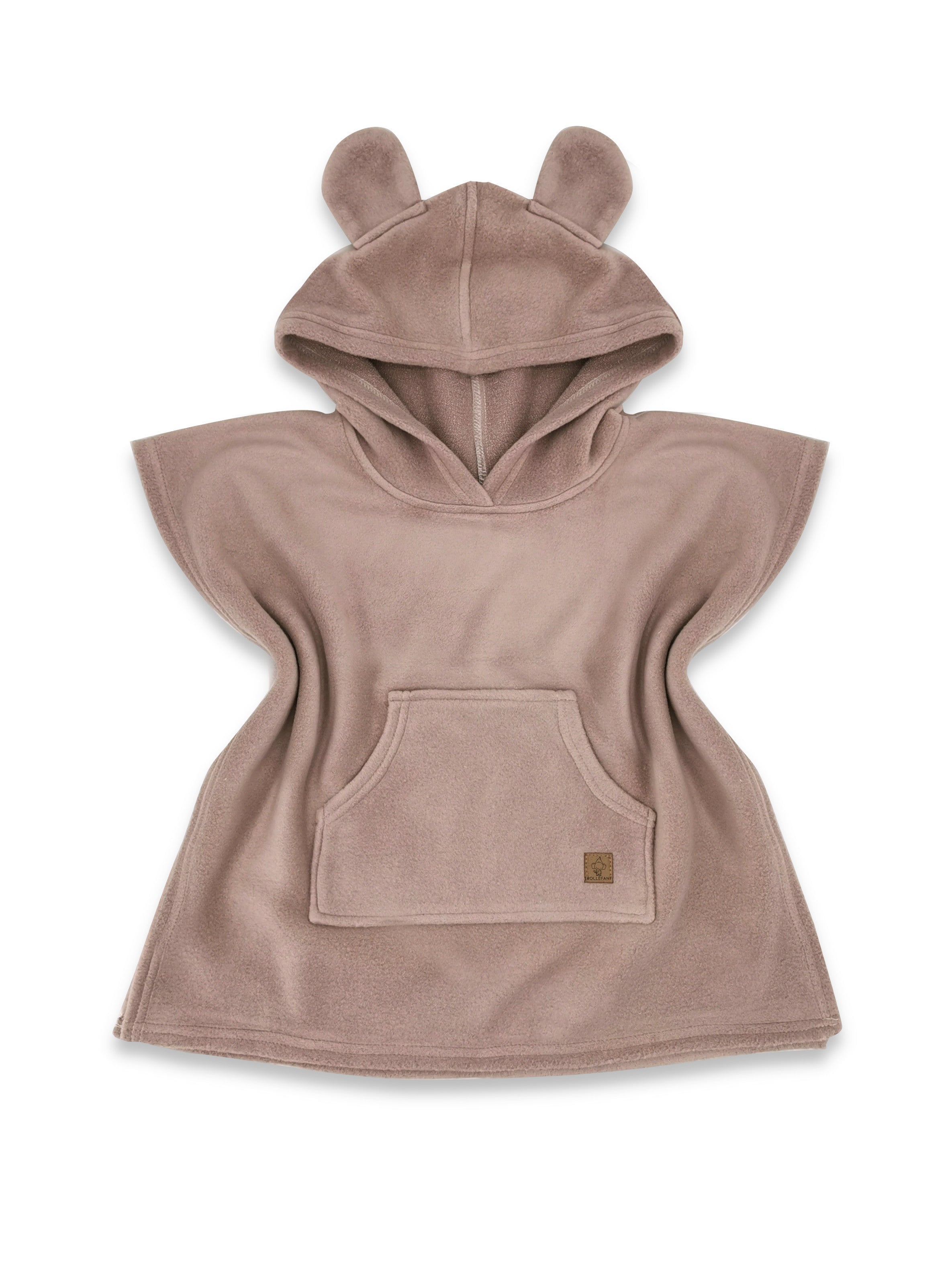 Trollefant Lyxig Badponcho – Bambumaterial, mocka