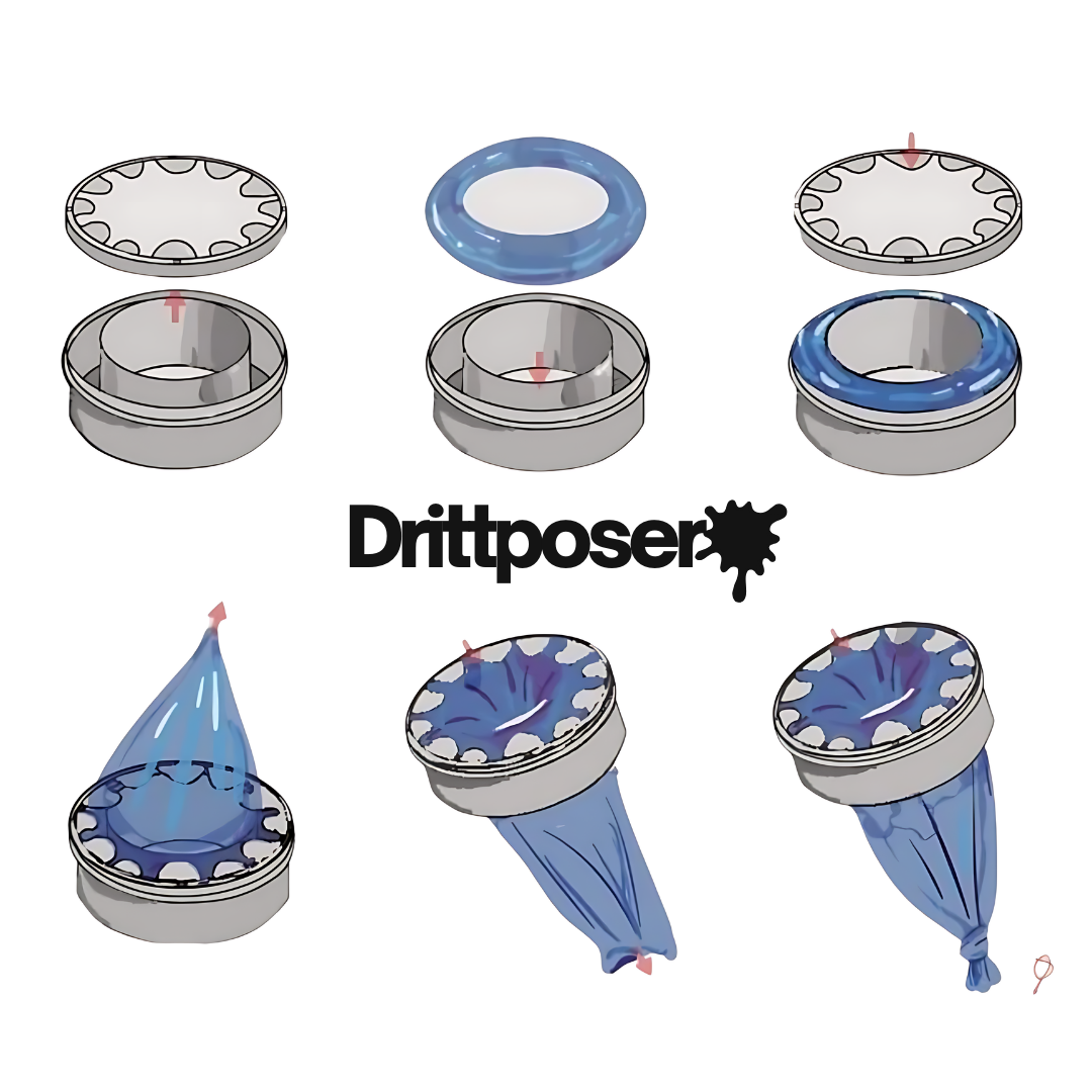 Refillpåsar Universal U/Kassett 10 pk.