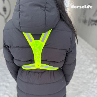 Norselife Reflexväst med LED-ljus -Välj färg
