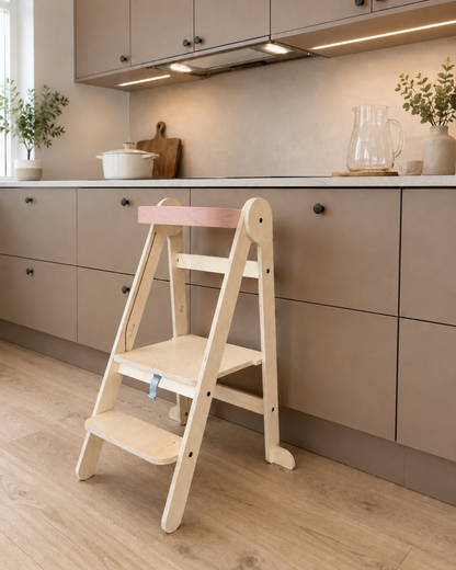 Rosa säkerhetsbygel till Tower Fold – skapa din egen stil i köket