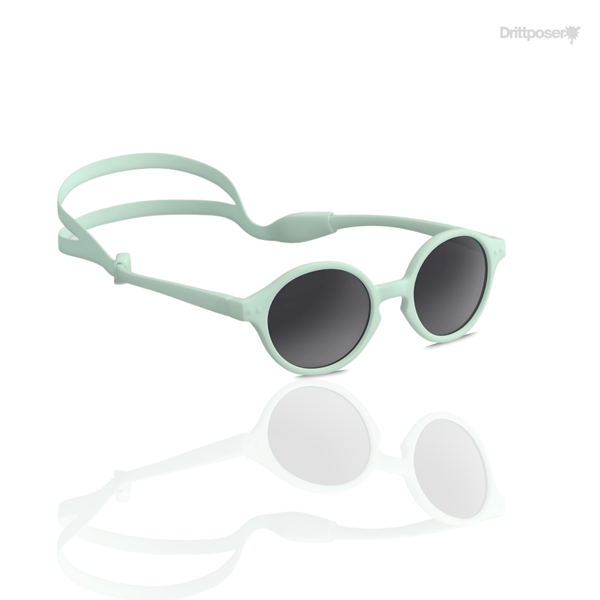 Trollefant solglasögon i silikon med justerbart band – Grön