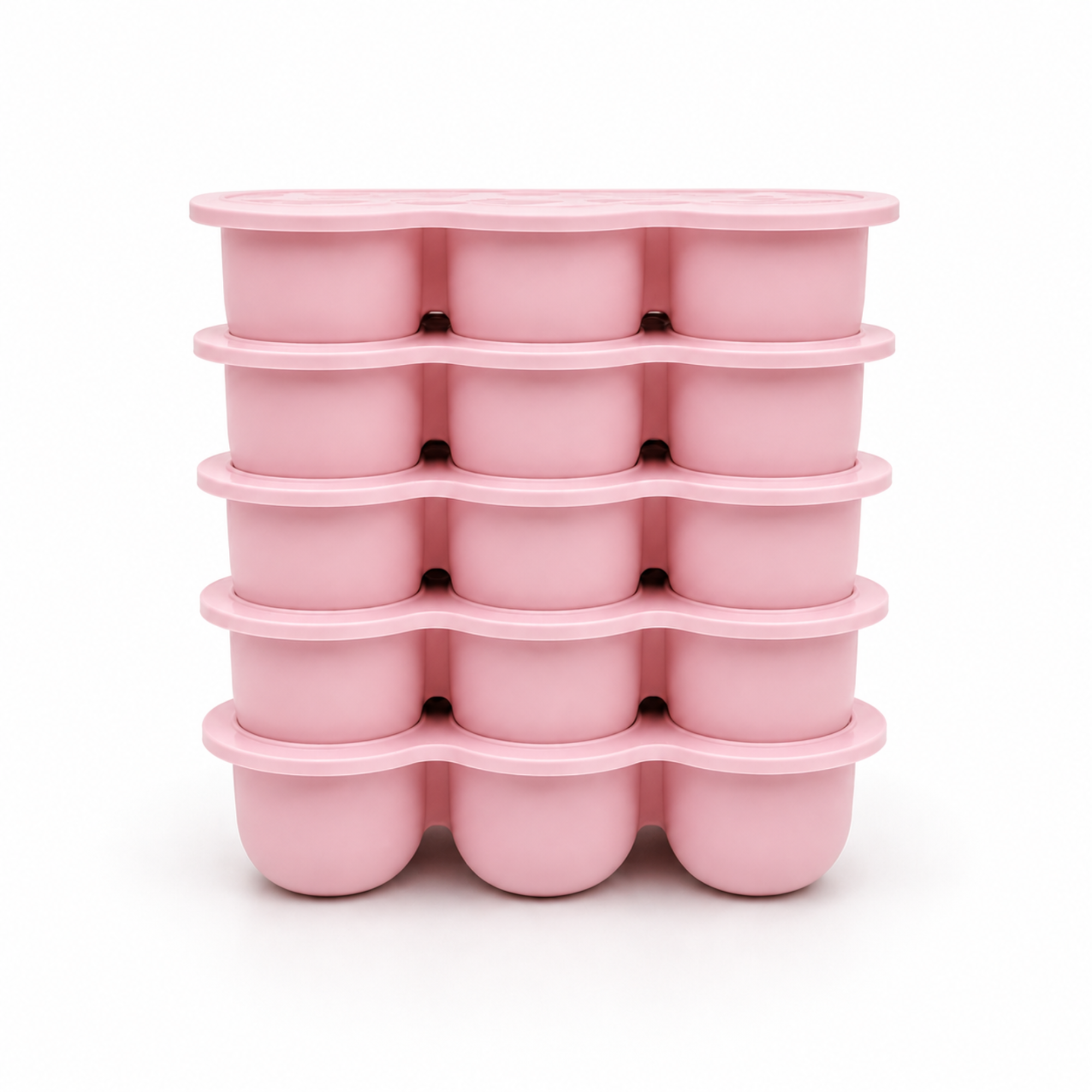 5 x Trollefant Frysform med Lock, 9x60 ml