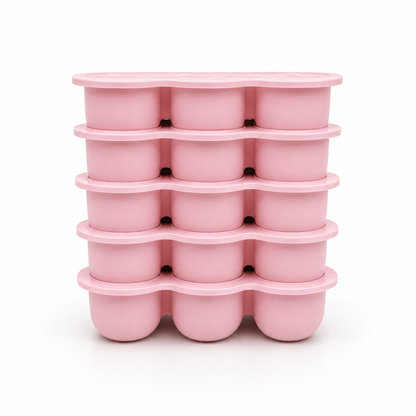 5 x Trollefant Frysform med Lock, 9x60 ml