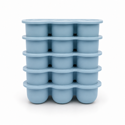 5 x Trollefant Frysform med Lock, 9x60 ml