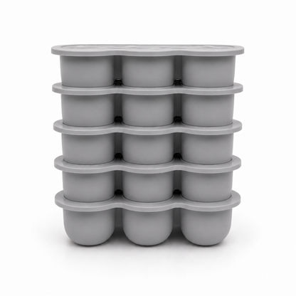 5 x Trollefant Frysform med Lock, 9x60 ml