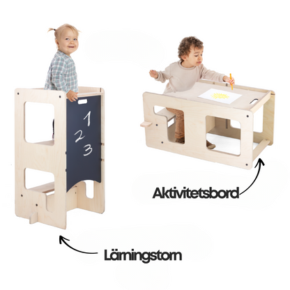 Kule Flip, natur – Flexibel köks- och aktivitetsplattform