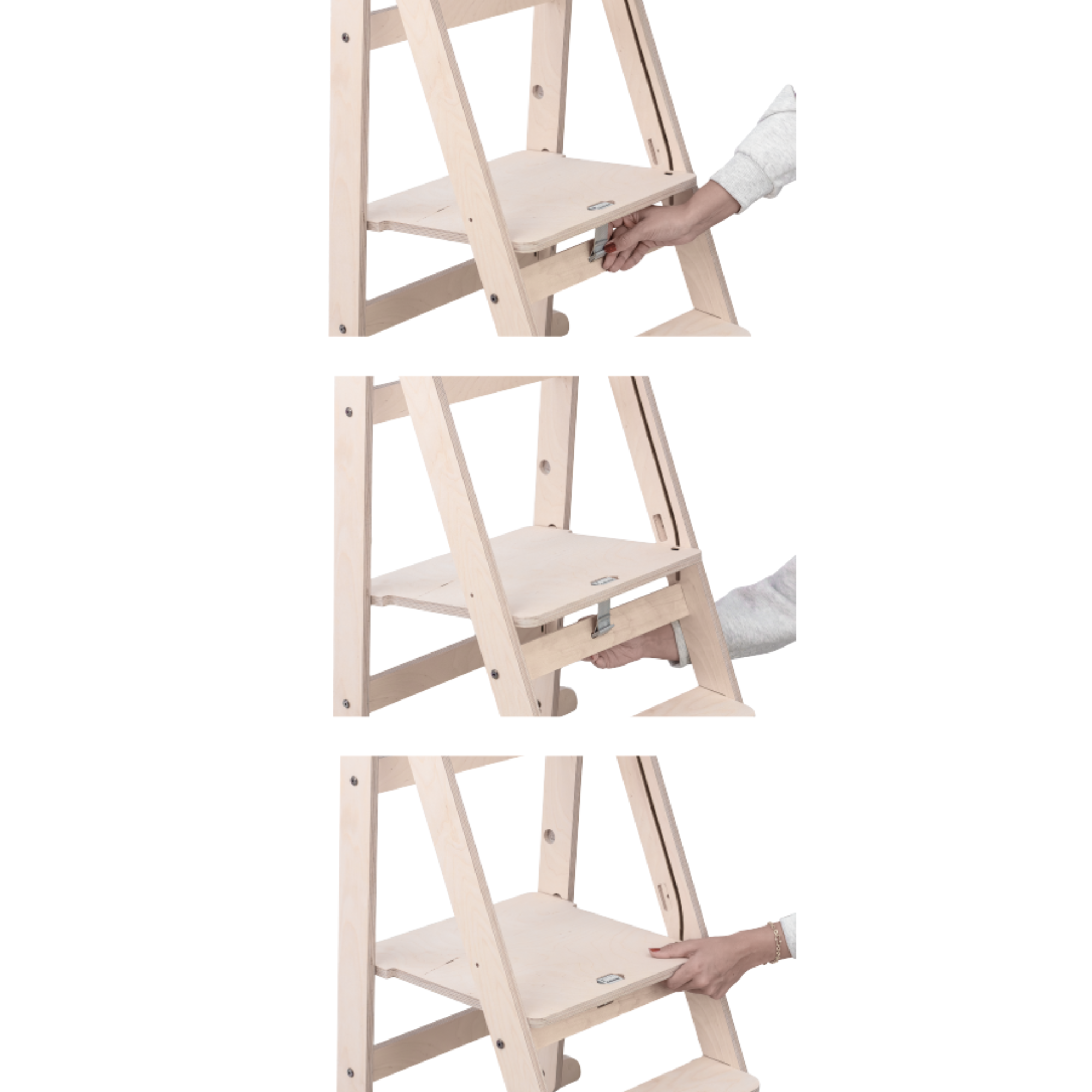 Tower Fold – Flexibel, hopfällbar kökshjälp, natur