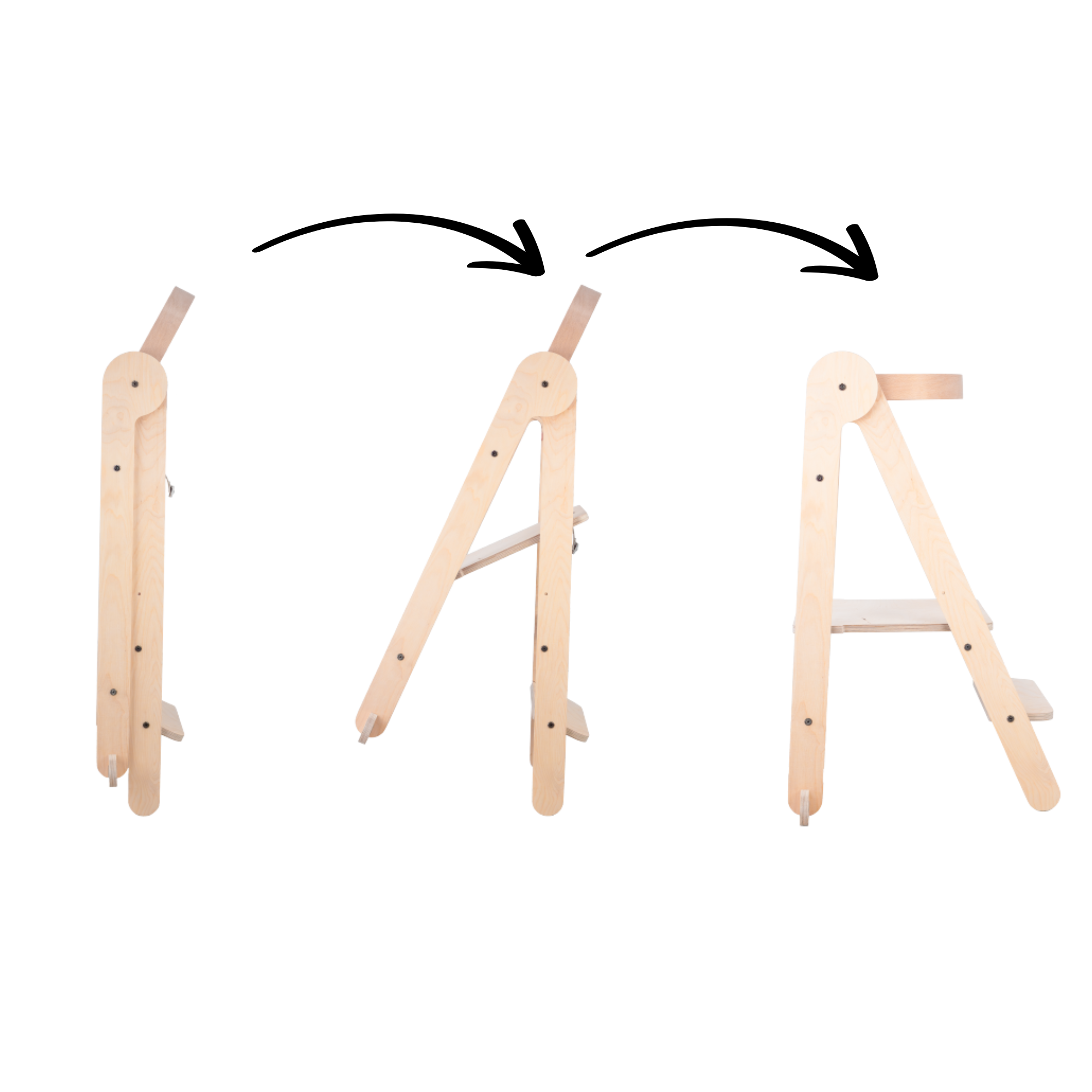 Tower Fold – Flexibel, hopfällbar kökshjälp, natur