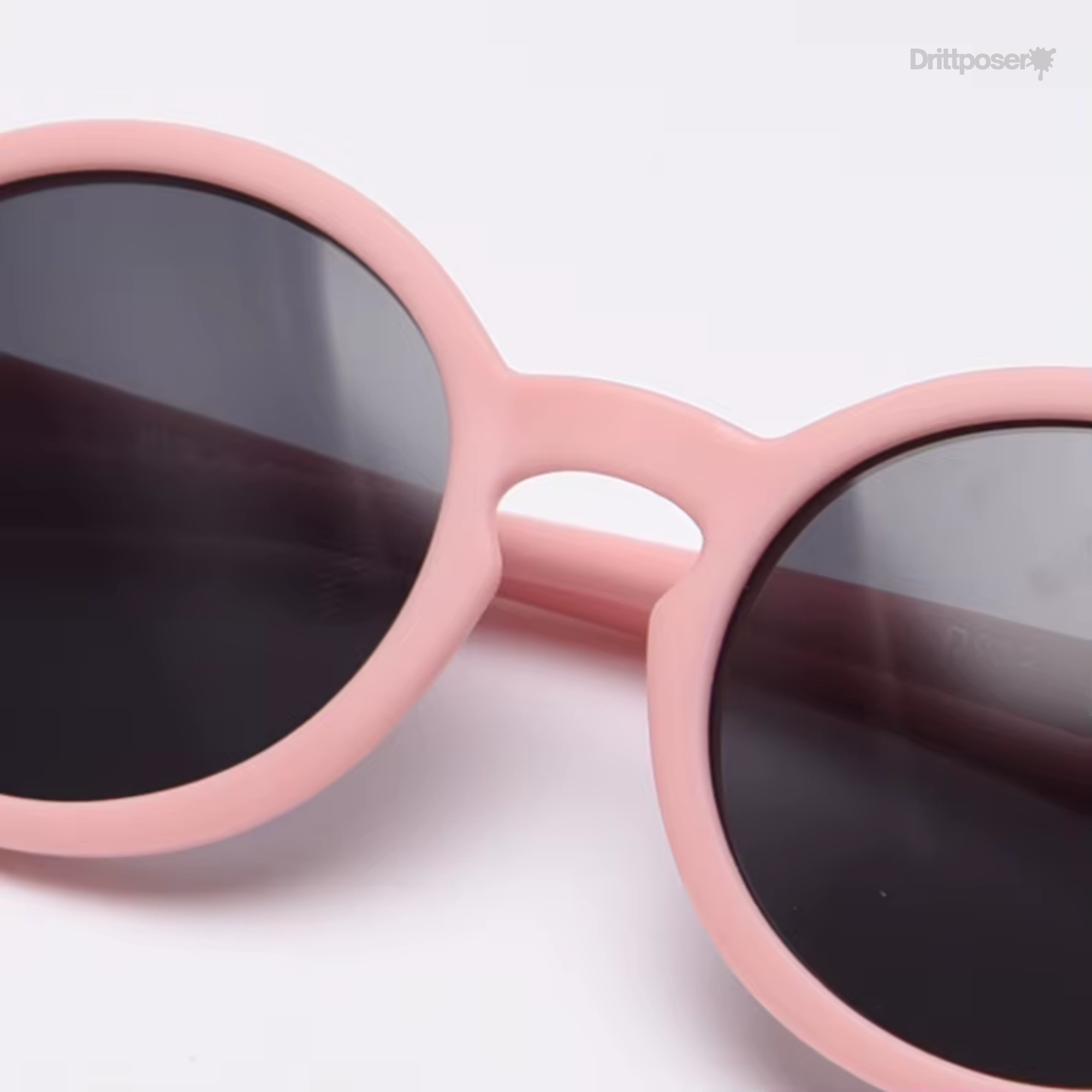 Trollefant solglasögon i silikon med justerbart band – Rosa