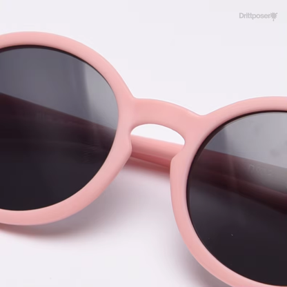 Trollefant solglasögon i silikon med justerbart band – Rosa