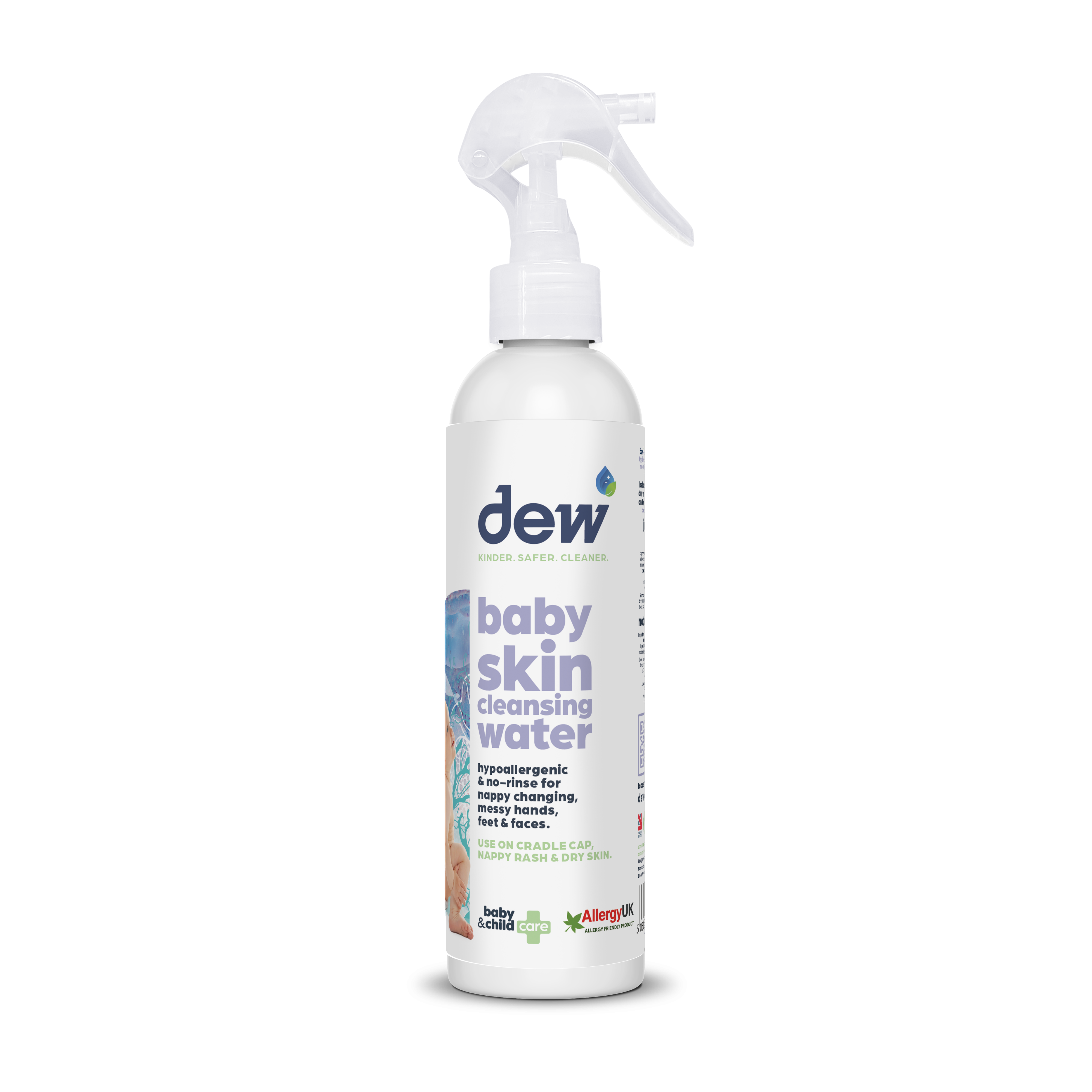 DEW Baby Rengöringsvatten för hud – 500 ml