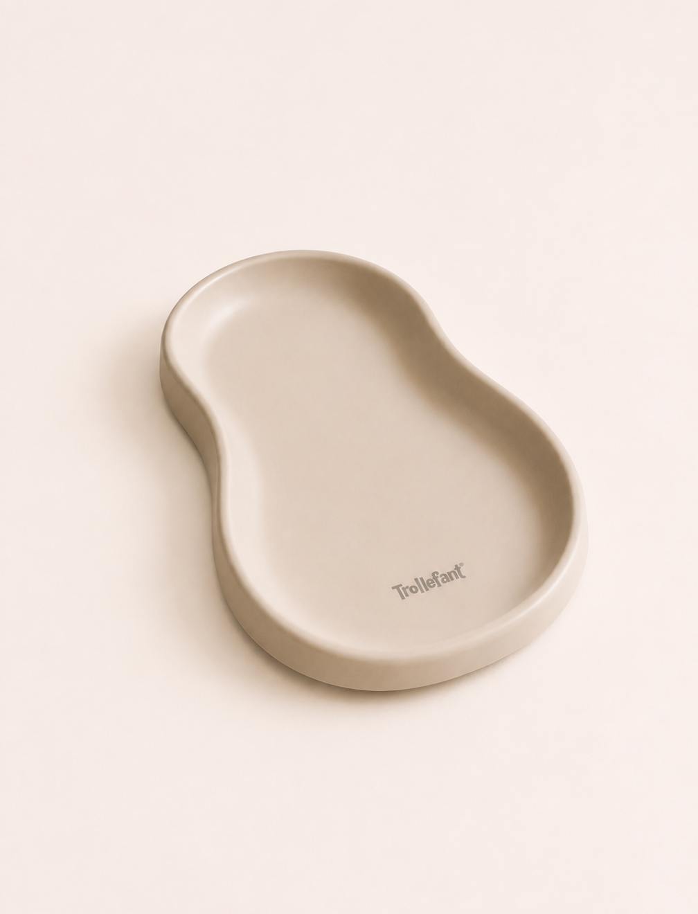 Trollefant skötbädd med avtagbar lekbåge, Beige