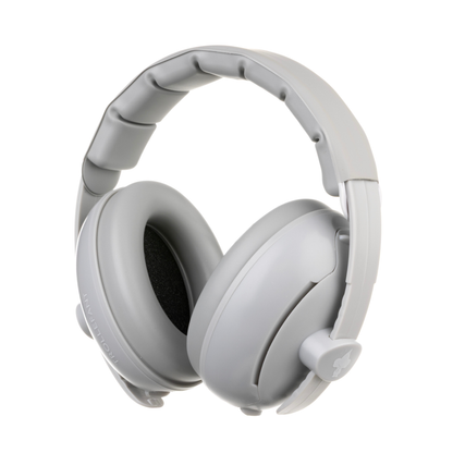 Trollefant hörselskydd för baby 2 i 1, grå