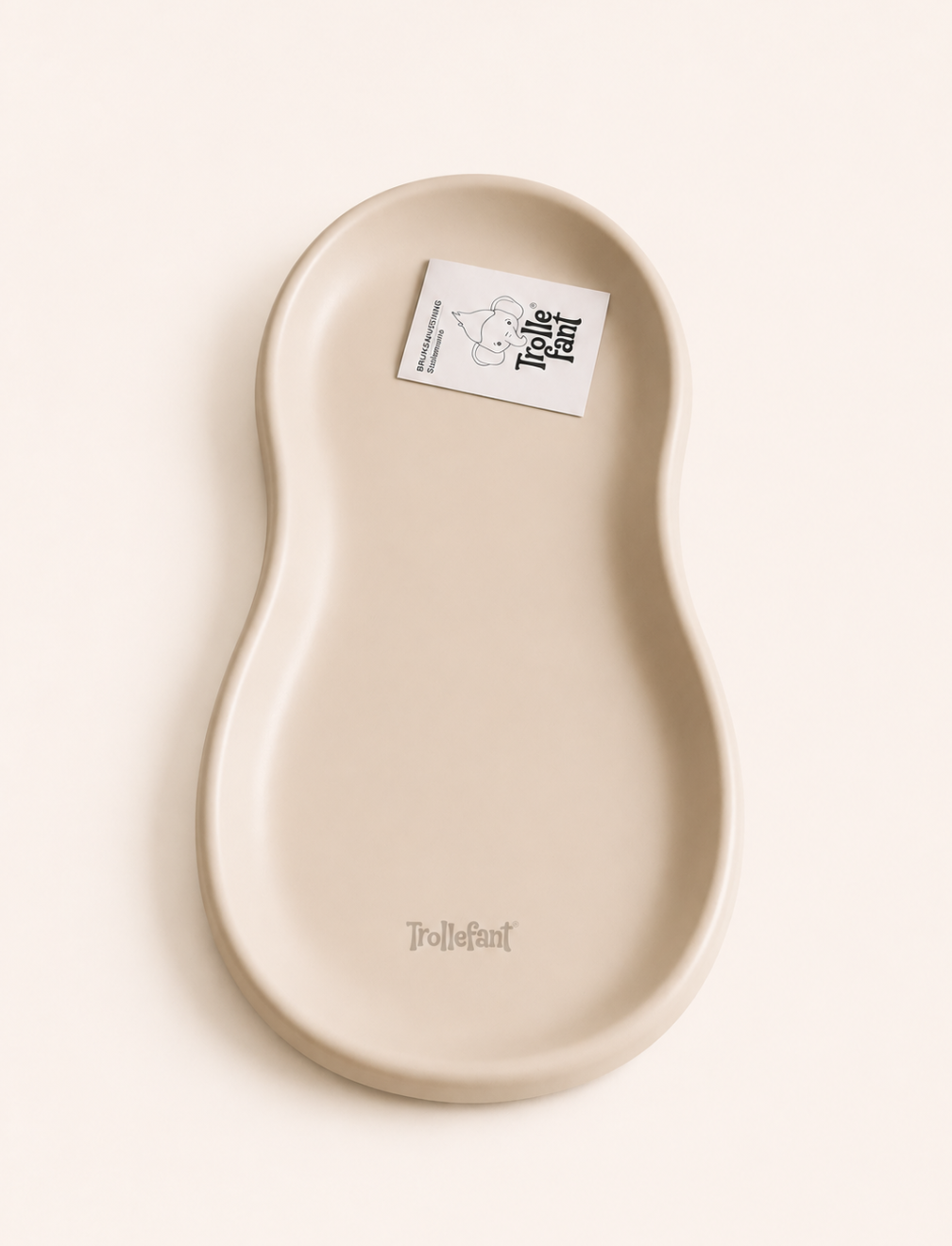 Trollefant skötbädd, Beige