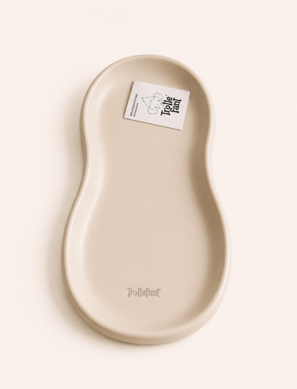 Trollefant skötbädd, Beige