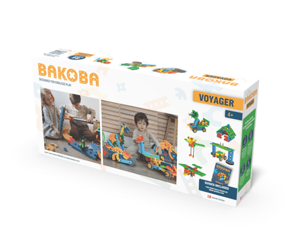 BAKOBA Voyager – byggsats i mjukt skum (84 delar)