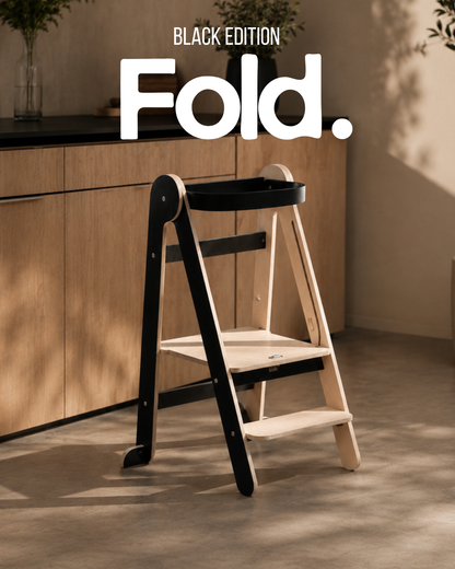 Tower Fold – Flexibel, hopfällbar kökshjälp, Black Limited Edition