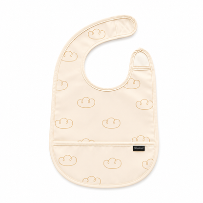 Trollefant haklapp för barn 2-pack, beige