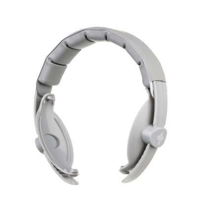 Trollefant hörselskydd för baby 2 i 1, grå