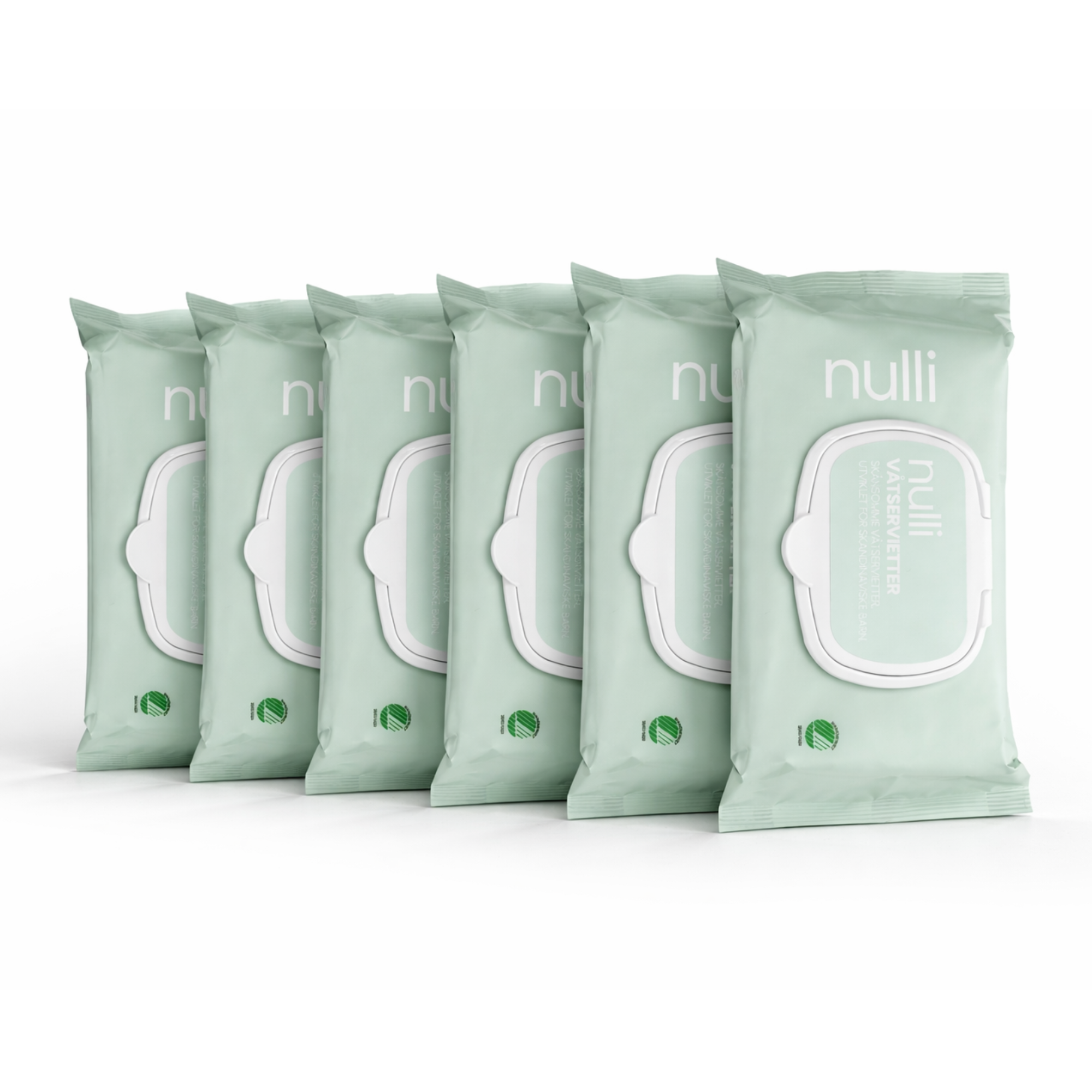 6x Nulli Våtservetter 72 st. Svanenmärkta