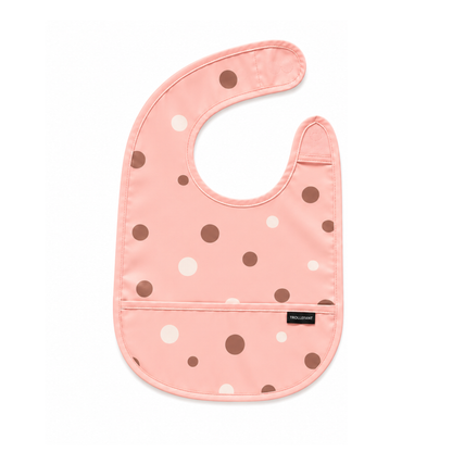 Trollefant haklapp för barn 2-pack, rosa
