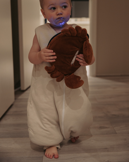 MimiNu Sovpåse med fötter, Beige