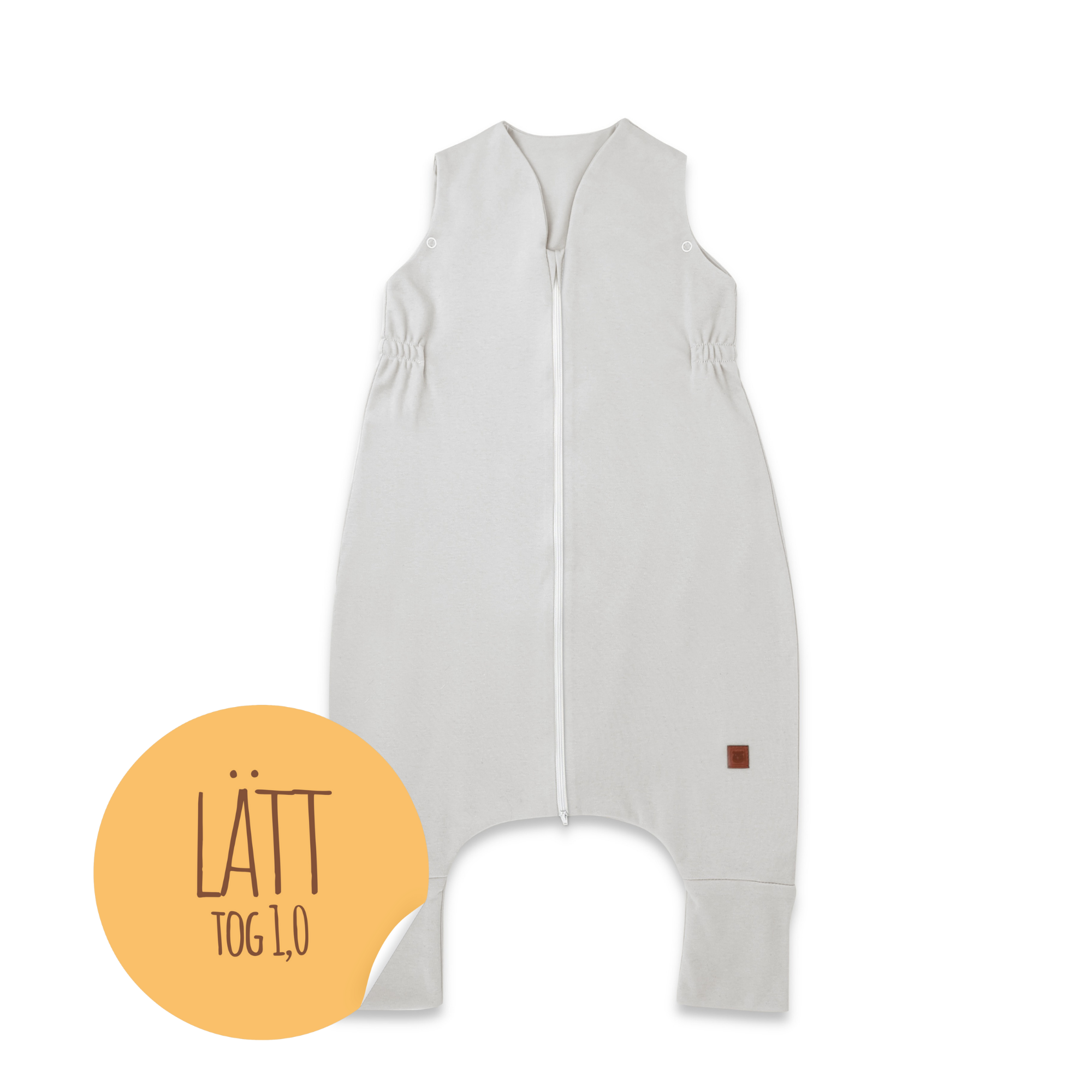 MimiNu Lätt Sovpåse med fötter, Grey
