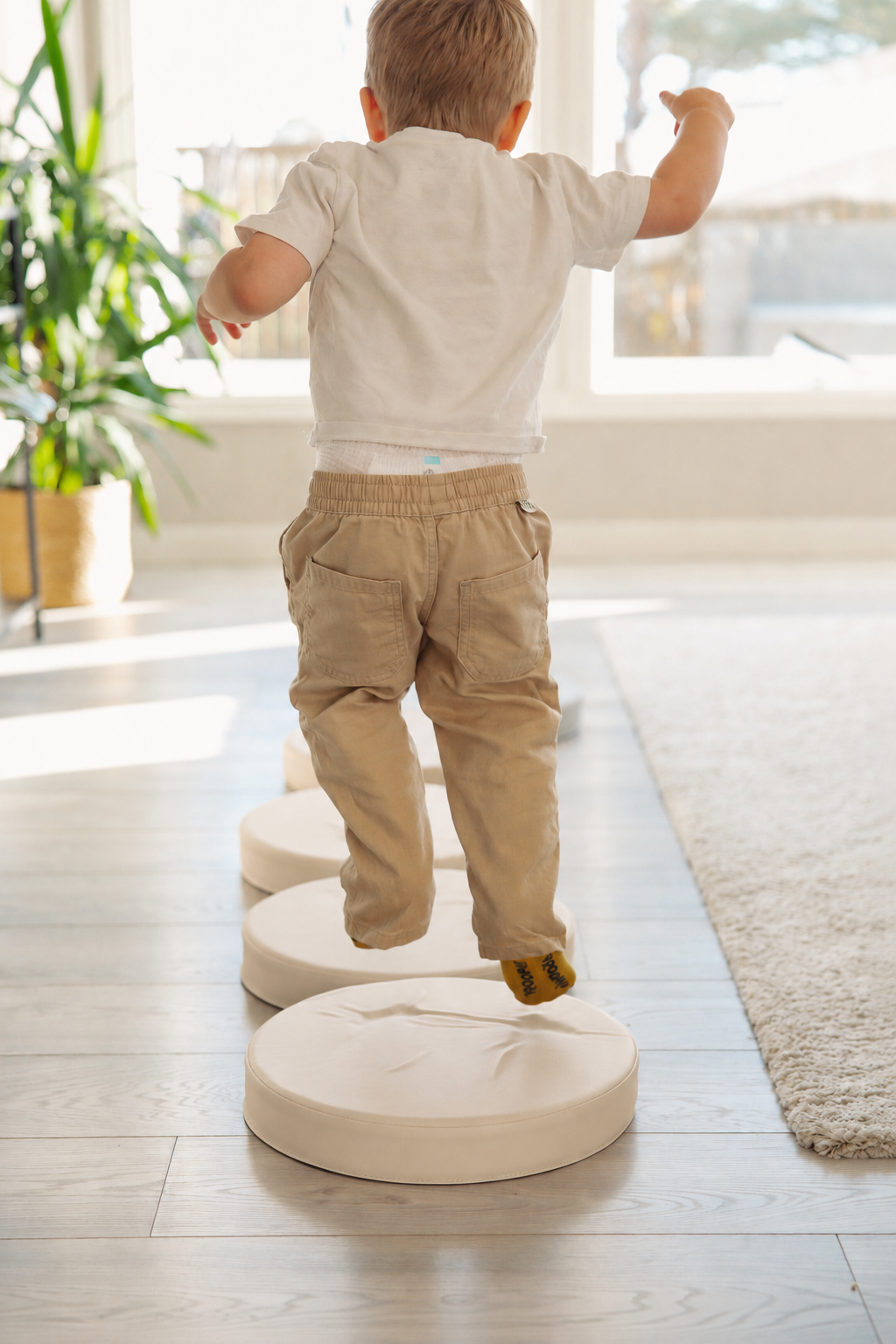 Trollefant Balanskudde – 6-pack, Beige