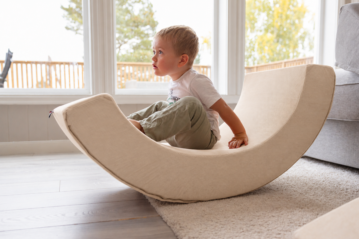 Trollefant Skumregnbåge 3 Delar, Cord, Beige