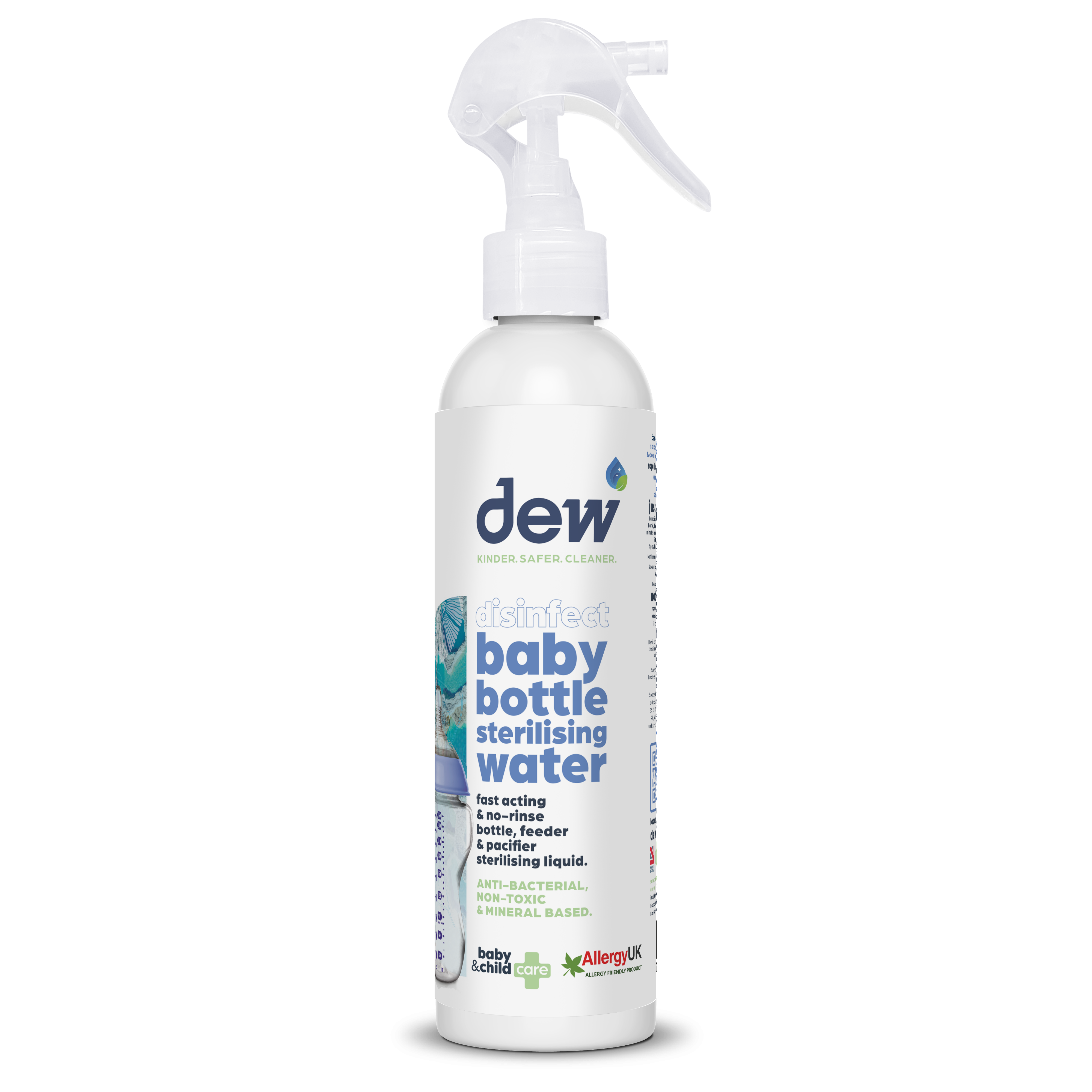 DEW Steriliseringsvatten för nappflaskor & nappar – 250 ml