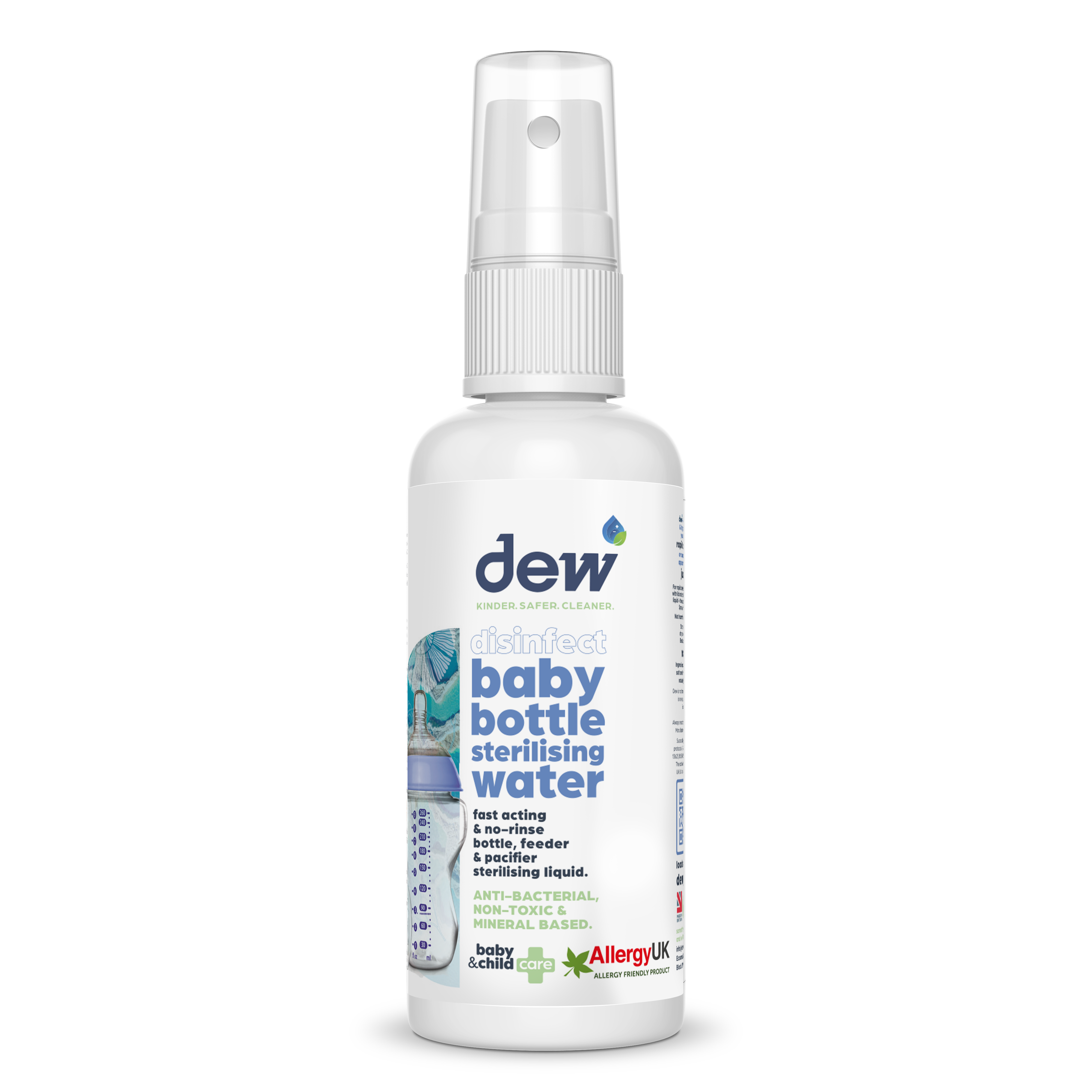 DEW Steriliseringsvatten för nappflaskor & nappar – 65ml
