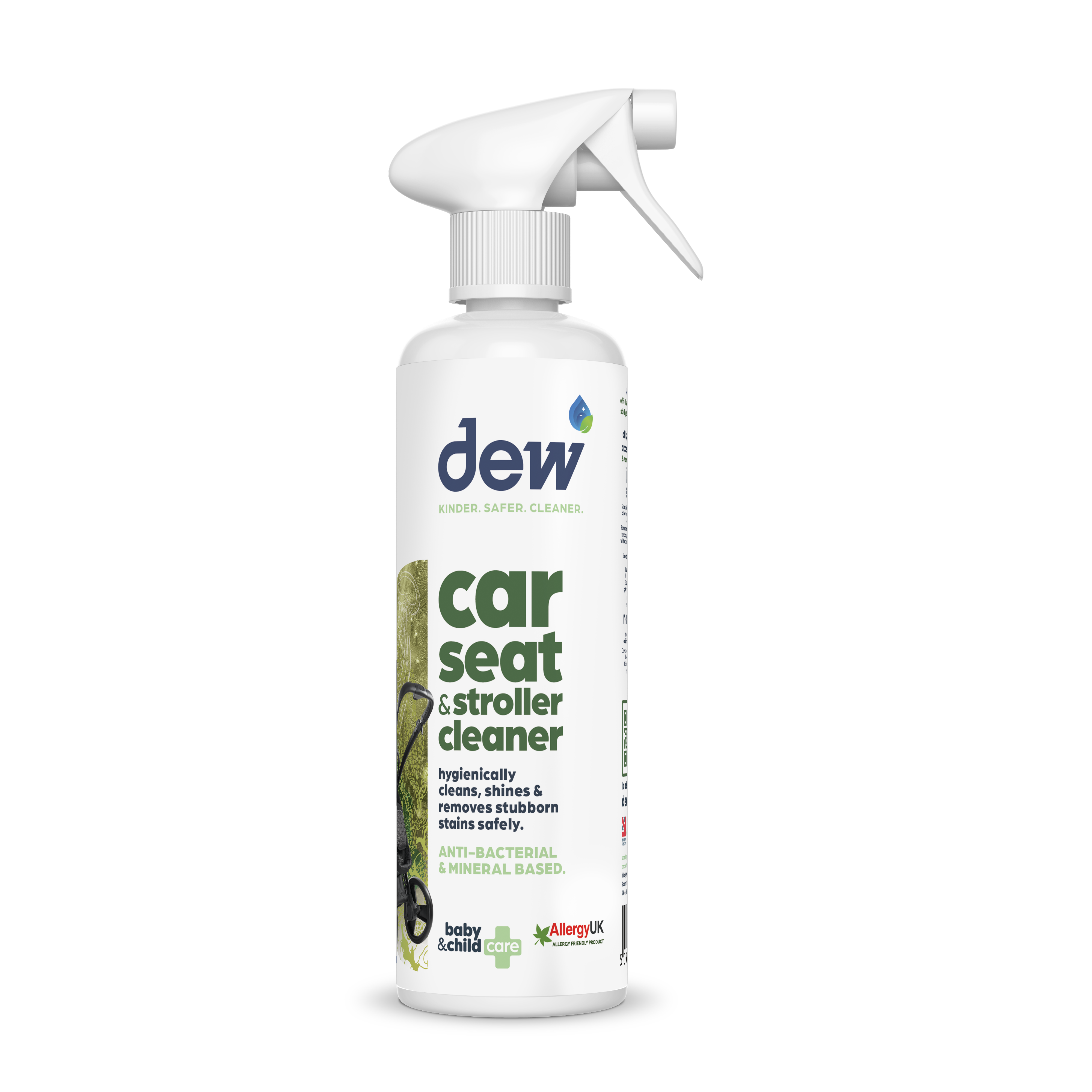 DEW Rengöring för bilbarnstol & barnvagn – 500 ml
