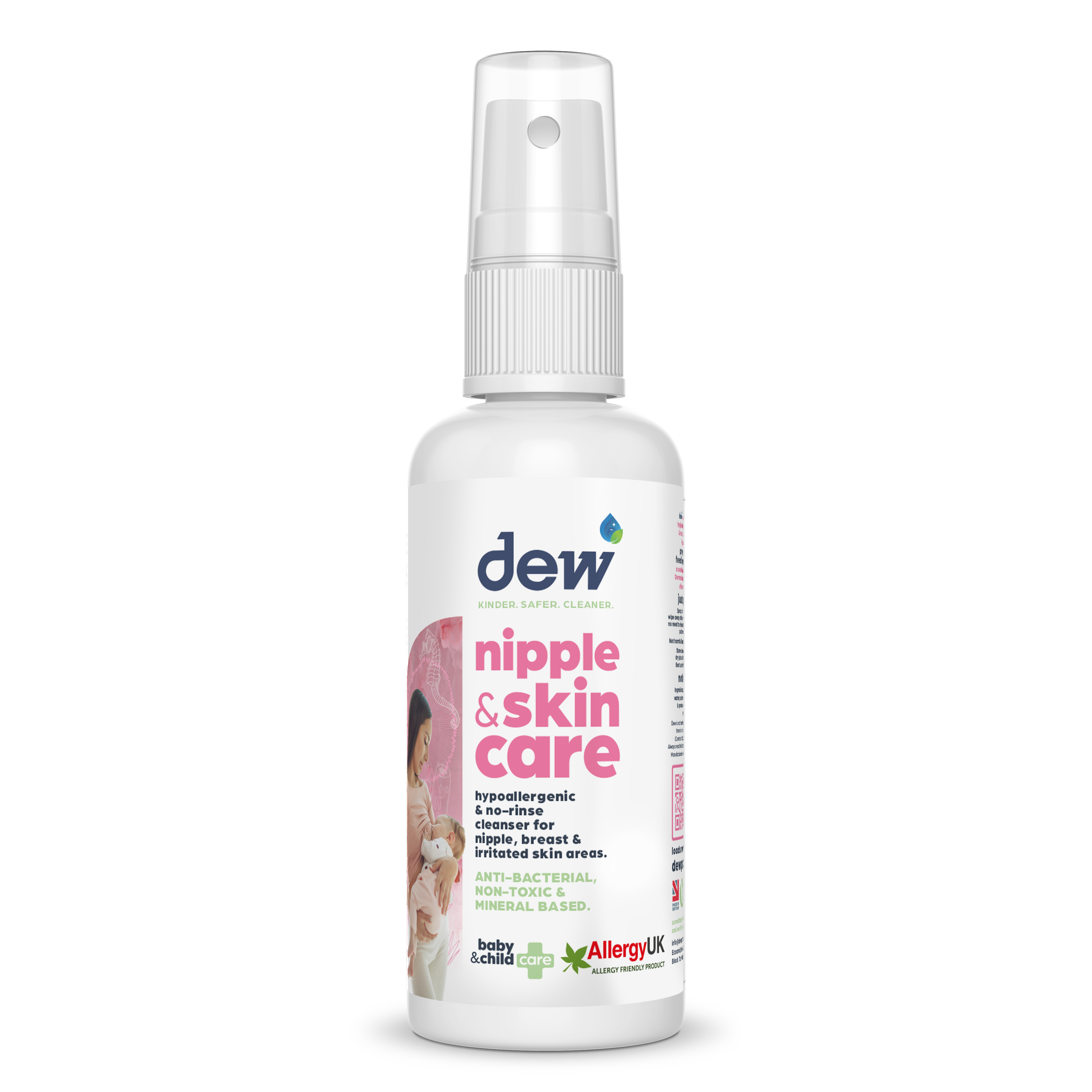 DEW Bröstvårts- & hudvårdsspray – 65 ml