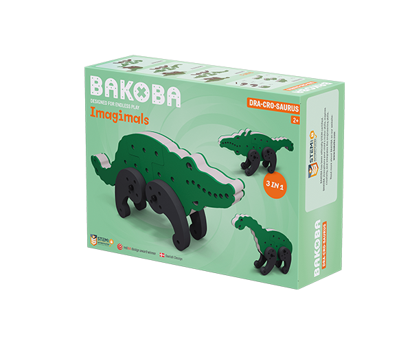 BAKOBA Dra-Cro-Saurus – byggsats i mjukt skum